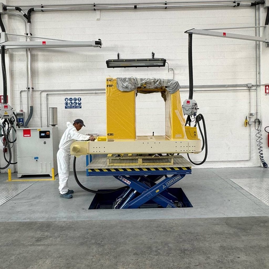 verniciatura carrelli elevatori liv verniciature